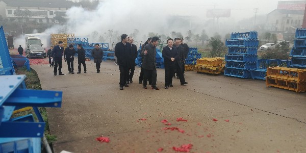 衡陽縣縣委書記新年走訪慰問雙雁公司